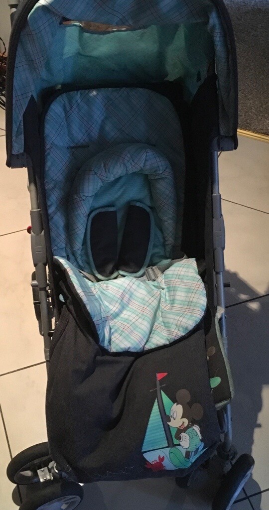 obaby mickey mouse stroller